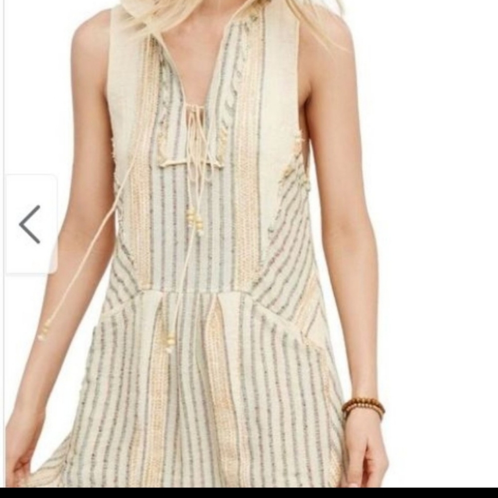 Free People All Right Now Hooded Mini Dress